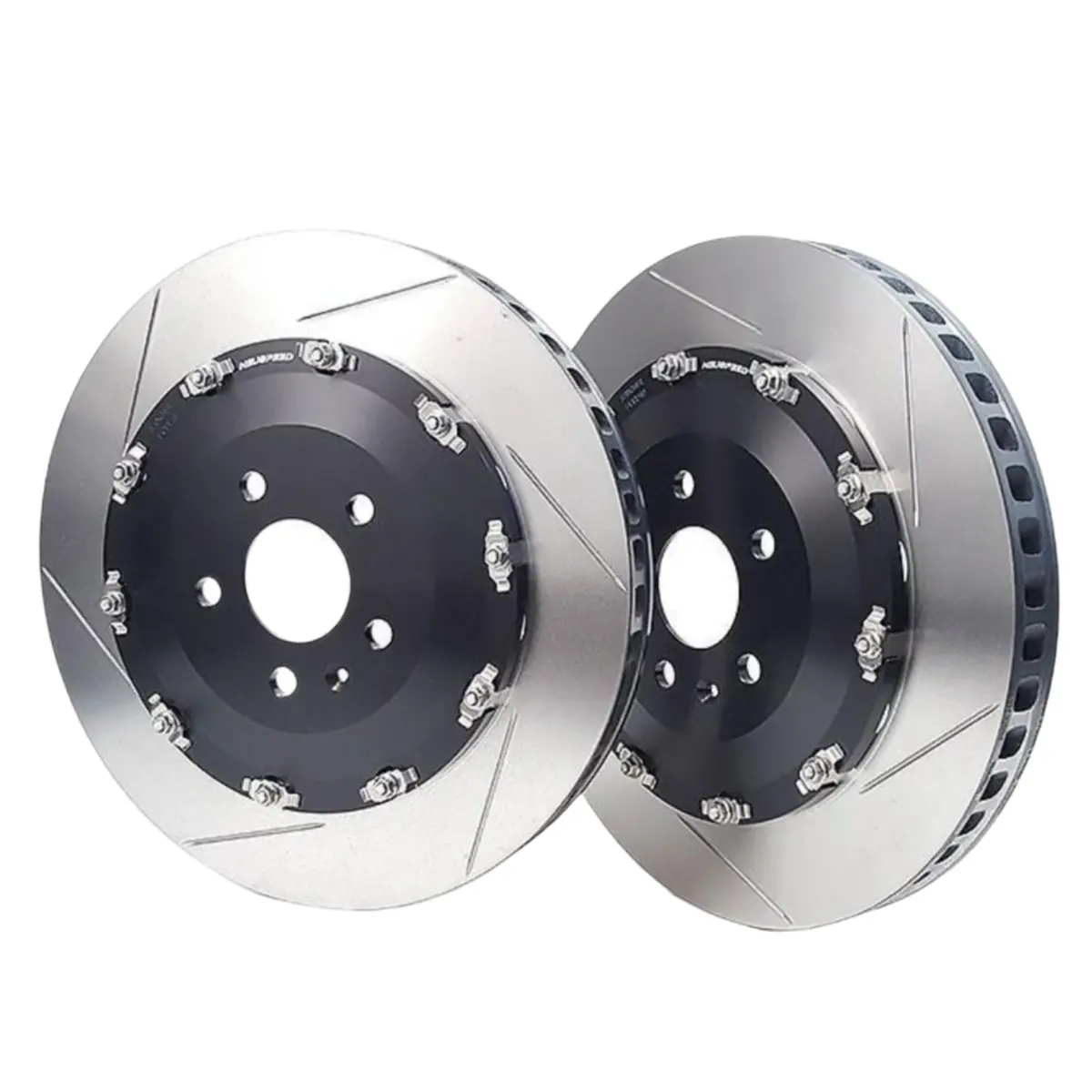 Neuspeed 370Mm 2-Piece Front Brakes Floating Rotors Audi 8V Rs3 1