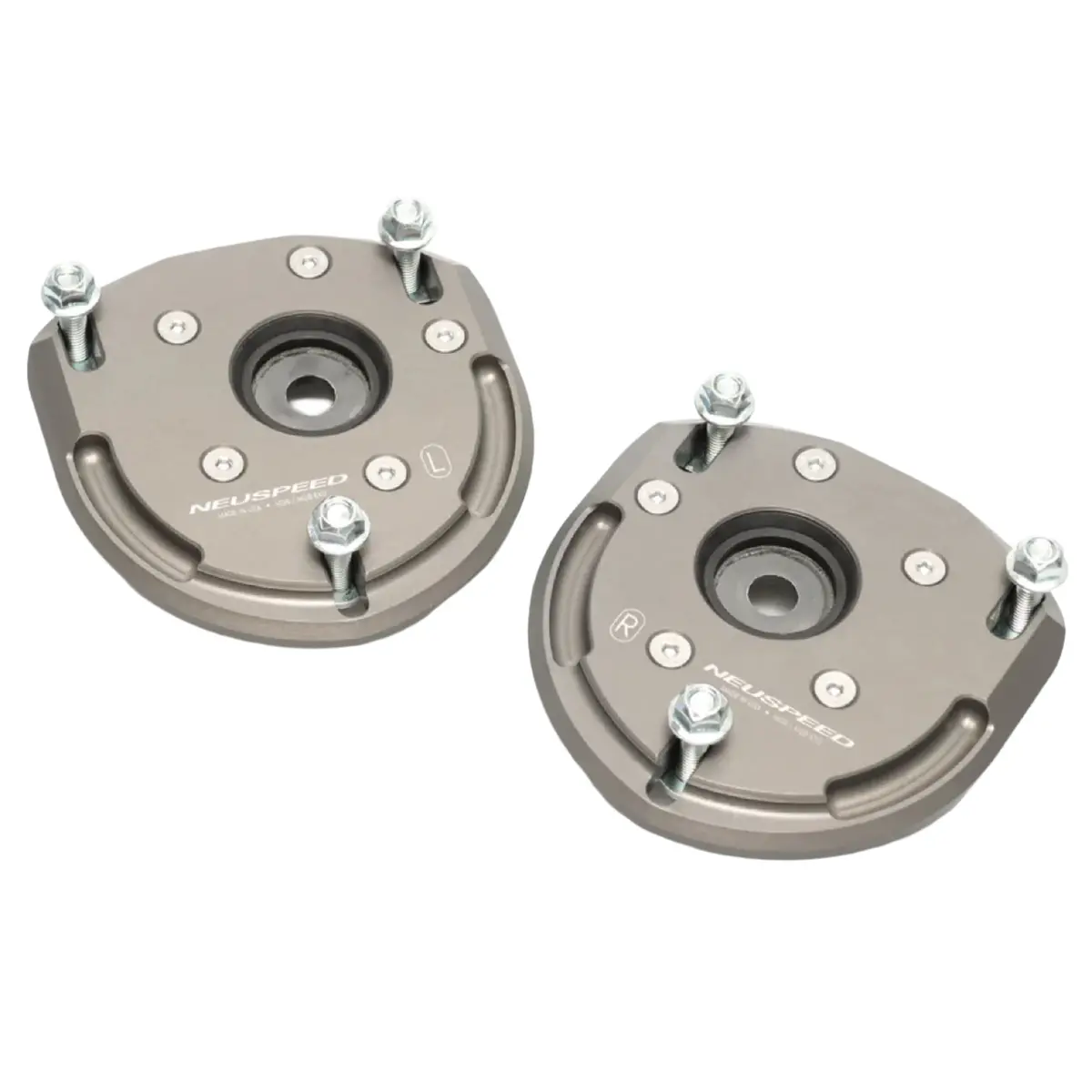 Neuspeed Billet Biaxis Upper Strut Mounts Audi 8V/8Y S3, Rs3 & Vw Mk7/Mk8 Gti, Golf R 1