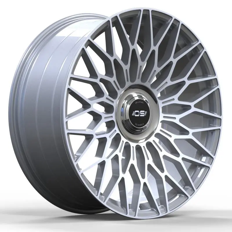 Os Wheels Ff01 Flow Forged Silver Machined Face With Floating Caps 1