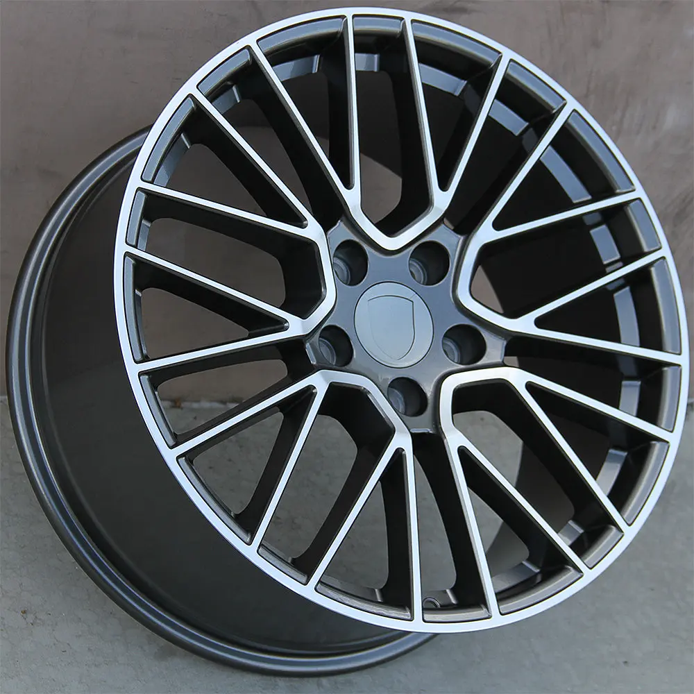 Porsche Wheels 5351 20X9.0 5X130 Gunmetal Machined Fit Cayenne S Gts Turbo 1