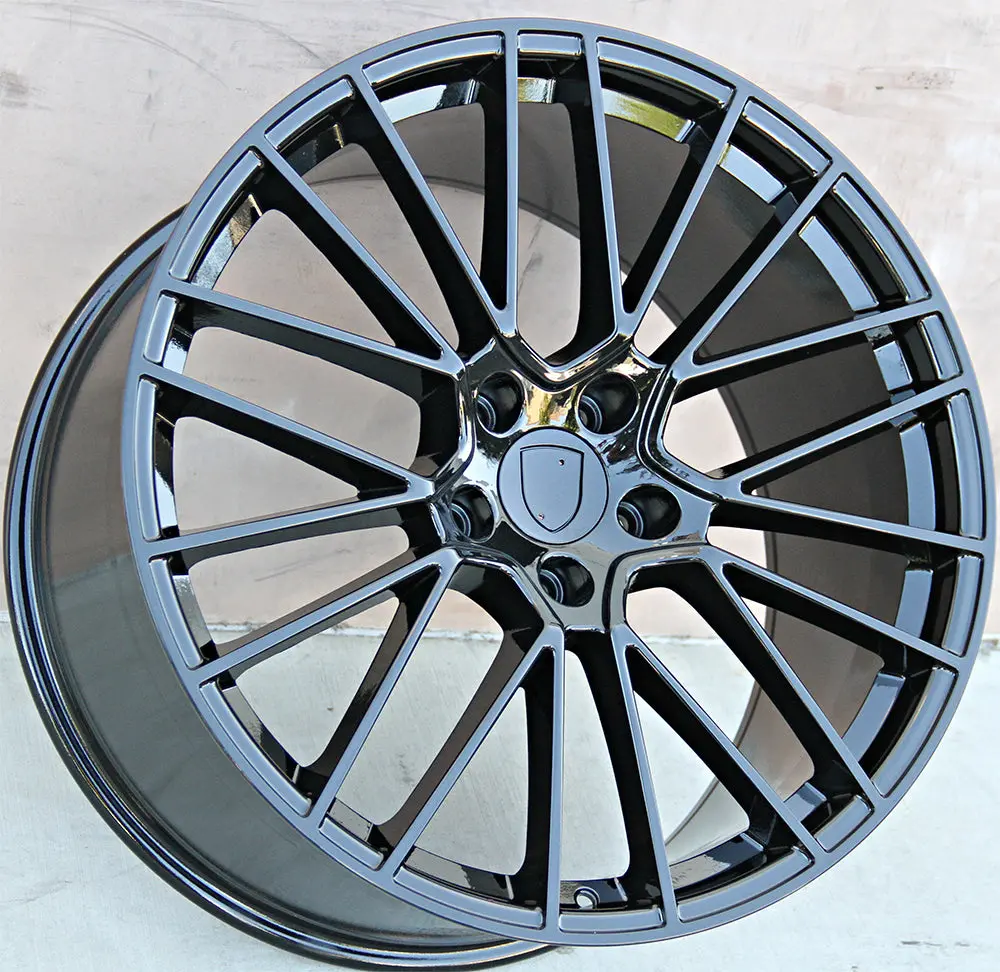 Porsche Wheels 5351 20X9 5X130 Gloss Black Fit Cayenne S Gts Turbo 1