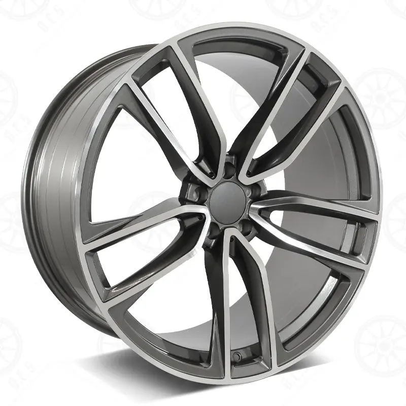 Mercedes Benz Wheels 5461 22X9/22X10 5X112 Gunmetal Machined Fit Ml Gl Gle Gls Class 320 350 450 500 550 63 1