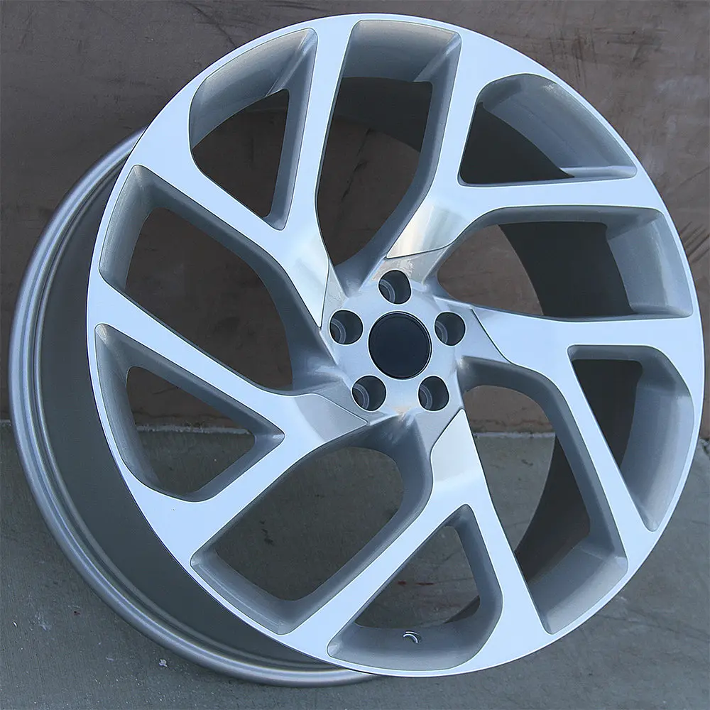 Land Rover Wheels 5494 22X9.5 5X120 Silver Machined Fit Range Rover Sport Svr Hse Autobiography Discovery 1