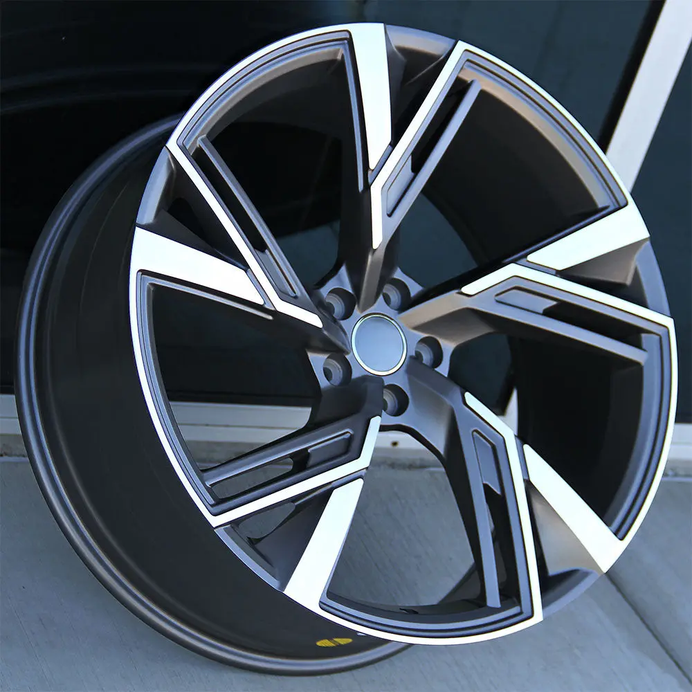 Audi Wheels 5667 21X9.5 5X112 Et30 Gunmetal Machined Fit Audi A6 S6 A7 S7 A8 Q3 Q5 Q7 1
