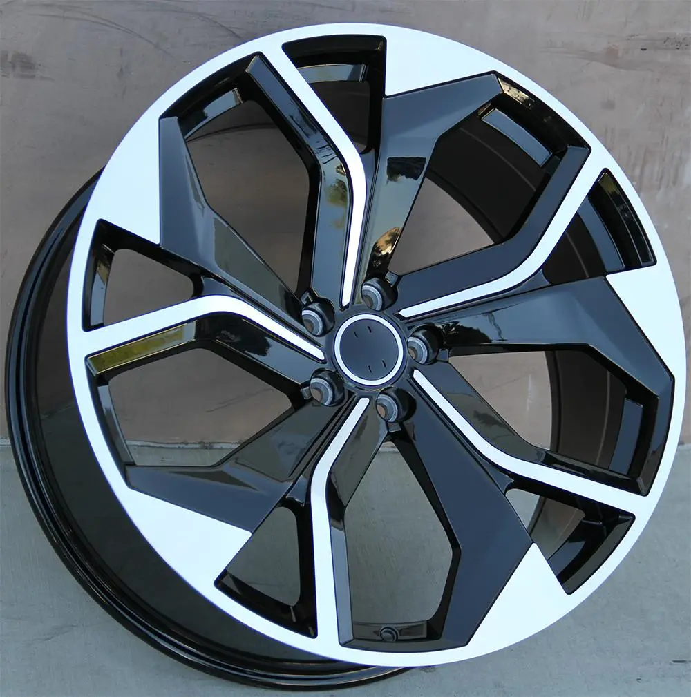 Audi Wheels 5673 22X10 5X112 Black Machined Fit Q3  Sq5 Q7 Q8 Sq7 1