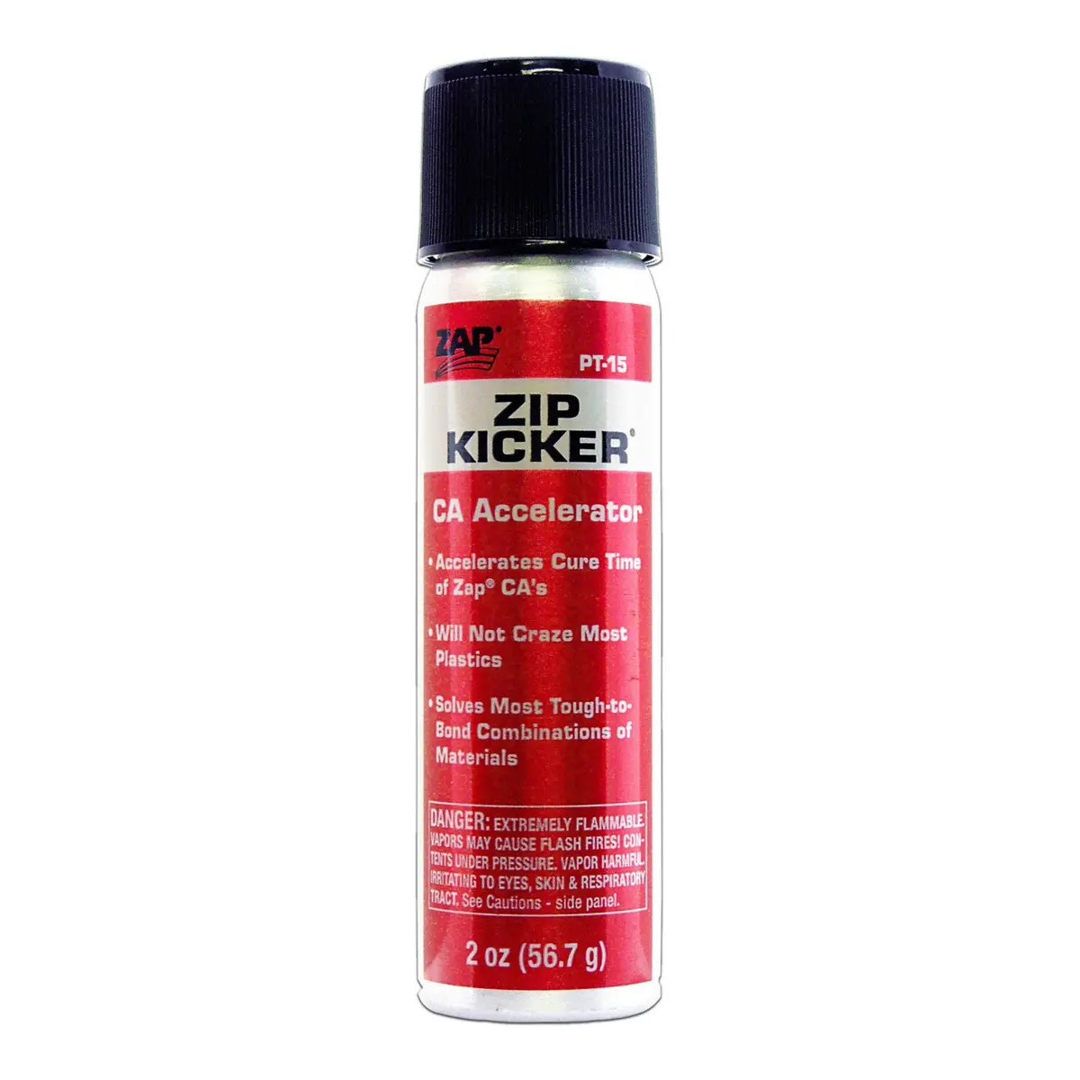 Zip Kicker Paapt15 Ca Accelerator, Aerosol, 2 Oz 1