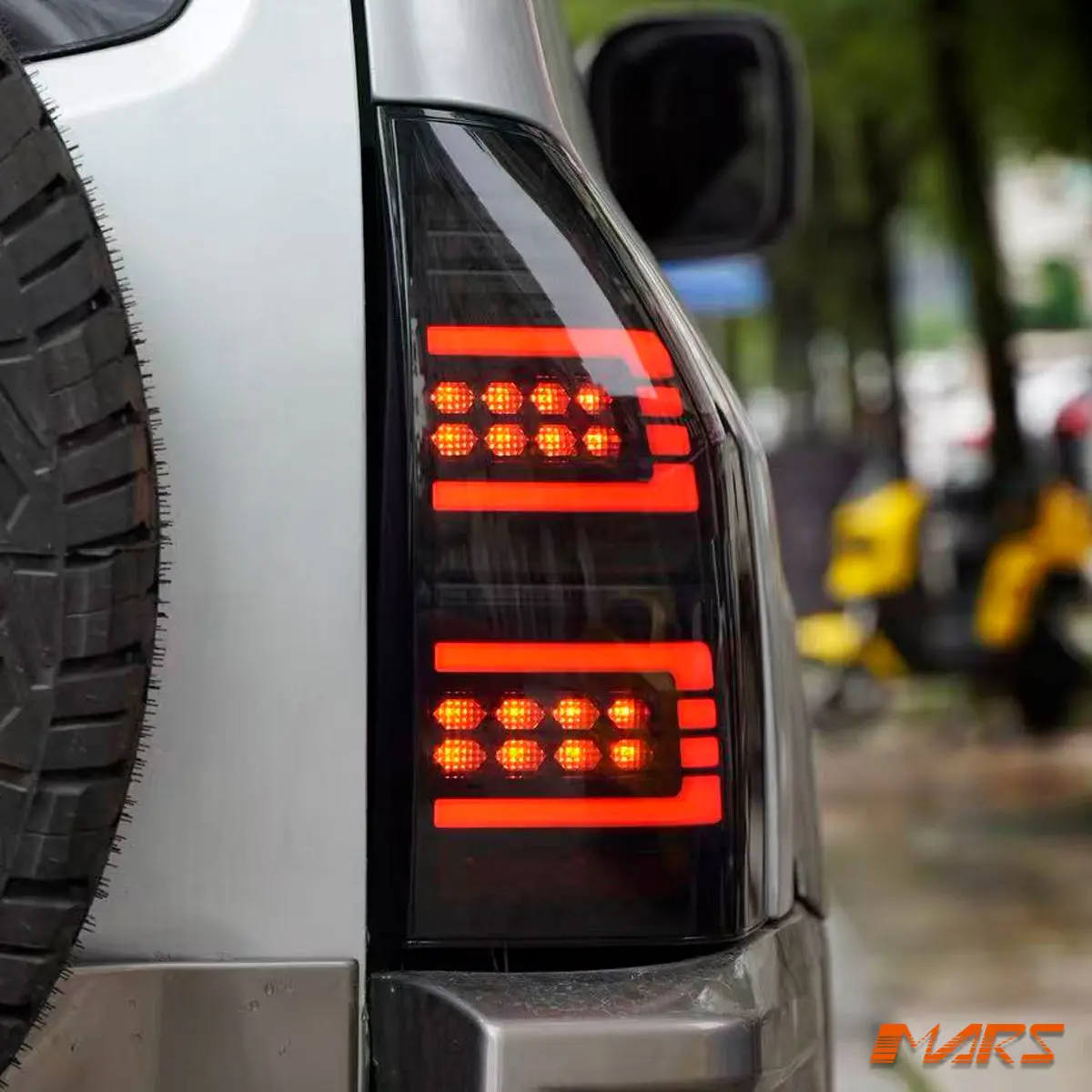 Smoked Full Led Tail Lights With Sequential Indicator For Mitsubishi Pajero Nm Np 2000-2006 2