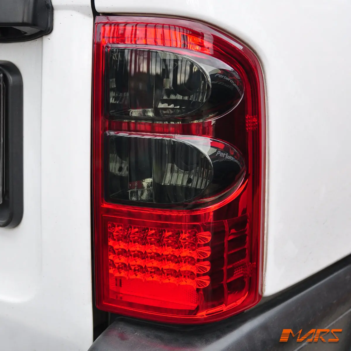 Smoked Red Led Tail Lights For Nissan Patrol Gu 1997-2004, Series 1, 2, 3. 1