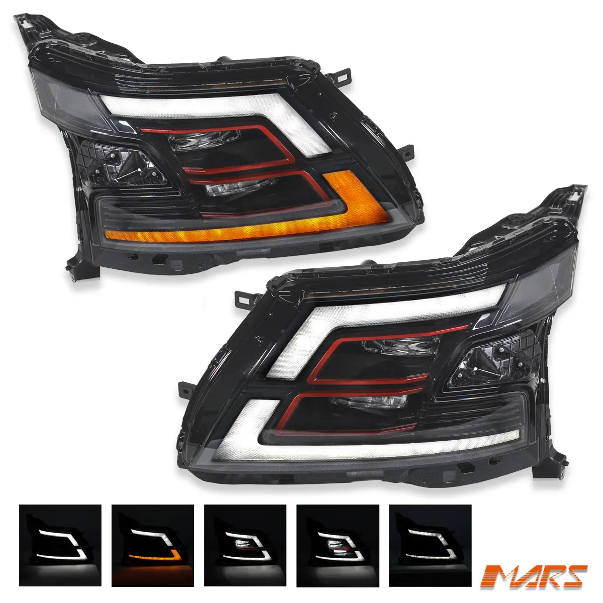 Nismo Style Full Led Head Lights For Nissan Patrol Y62 2019-2026 1