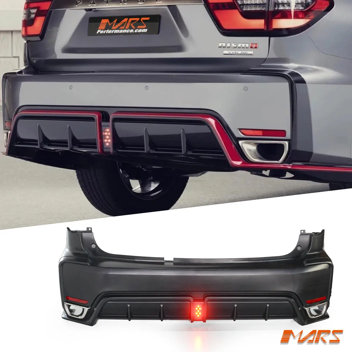 Nismo Style Rear Bumper Bar & Wheel Arch Bodykit For Nissan Patrol Y62 (2019–2026) 1