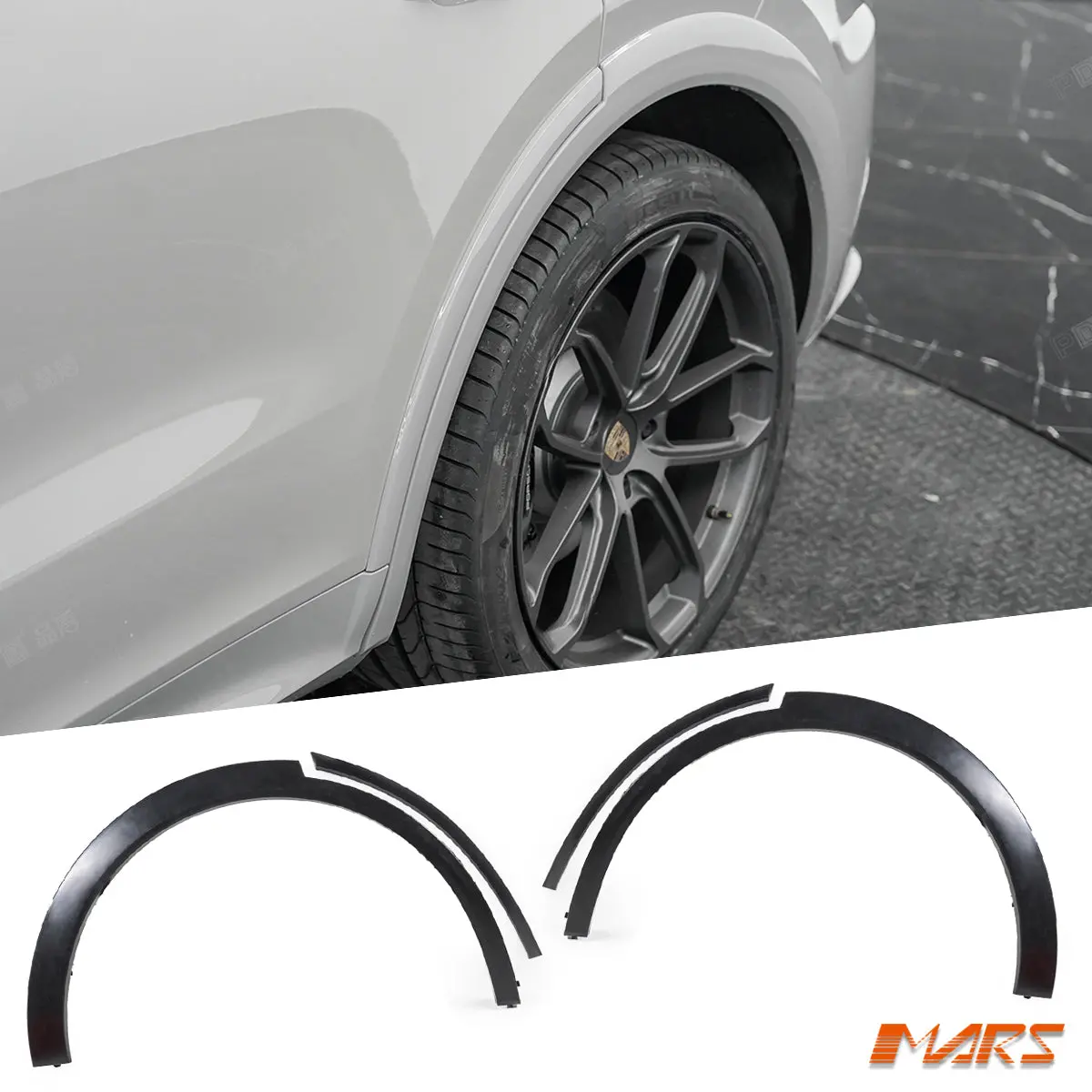 Turbo Gt Style Rear Wheel Arch Trim Bodykit For Porsche Cayenne 9Ya Suv 2018-2025 1