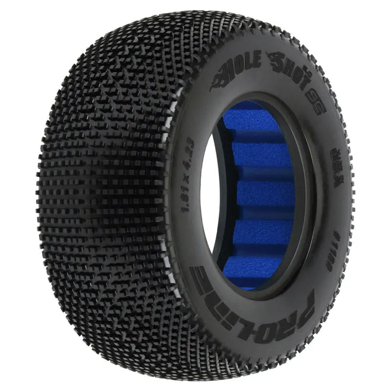 Pro-Line 1180-02 1/10 Hole Shot 2.0 M3 Front/Rear 2.2"/3.0" Short Course Tires (2) 1