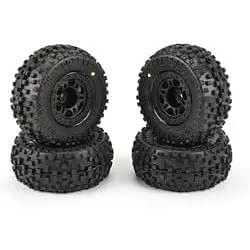 Proline 1182-30 Badlands Sc 2.2"/3.0" Tires Mtd (4) 1