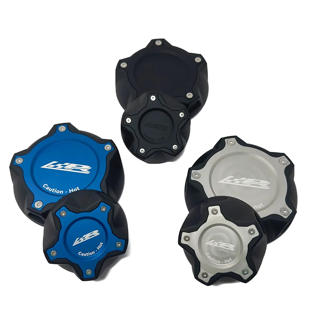 Precision Raceworks Billet Coolant Cap Bundle | Bmw 1
