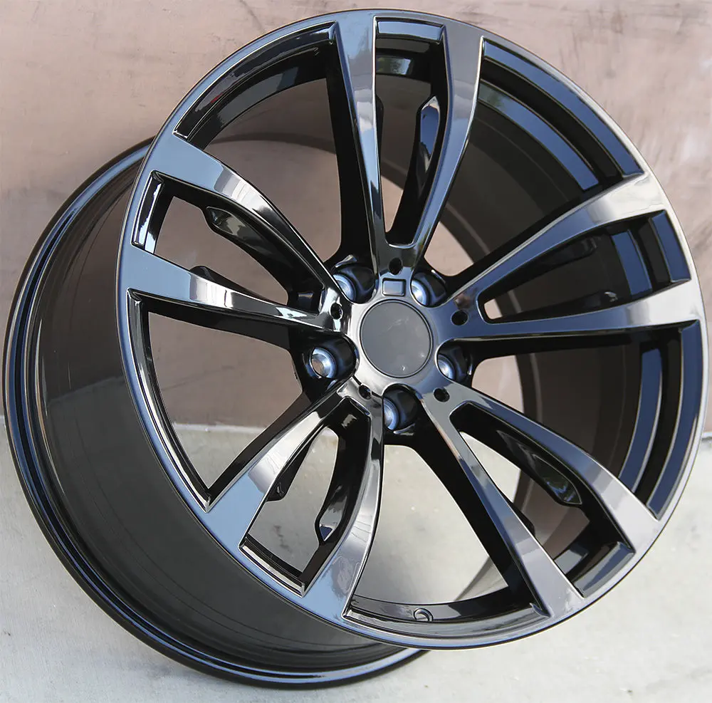1120 20X10 & 20X11 5X120 Et35 Gloss Black Fit Bmw X5 X6 X5m X6m 1