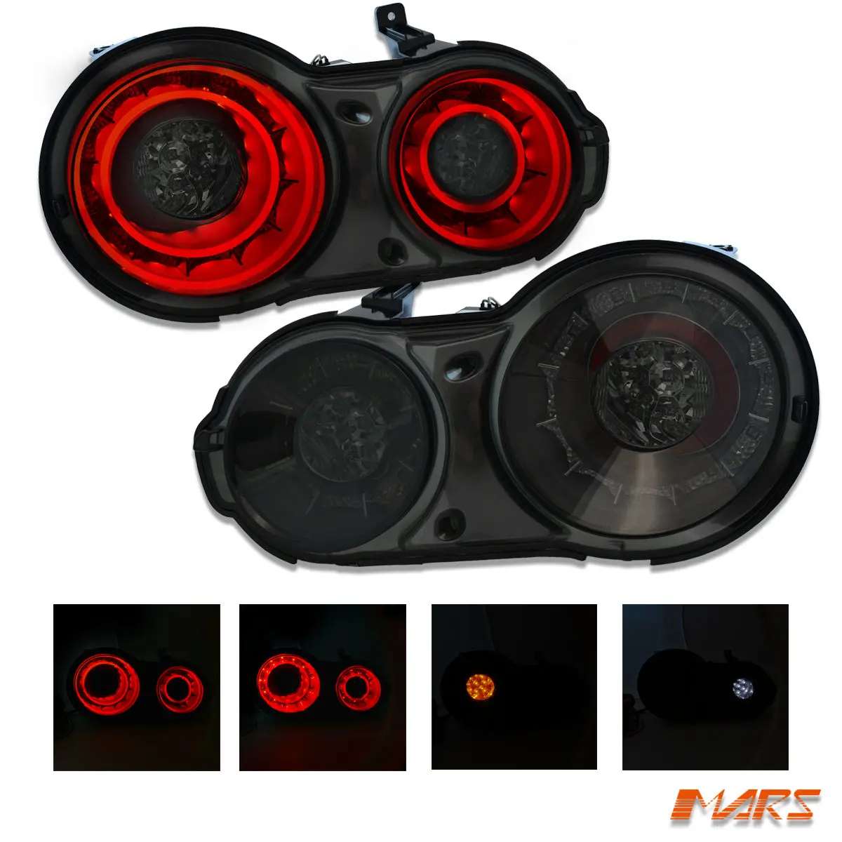 Smoked Black 3D Led Stripe Bar Tail Lights For Nissan Skyline Gtr R35 2007-2024 1