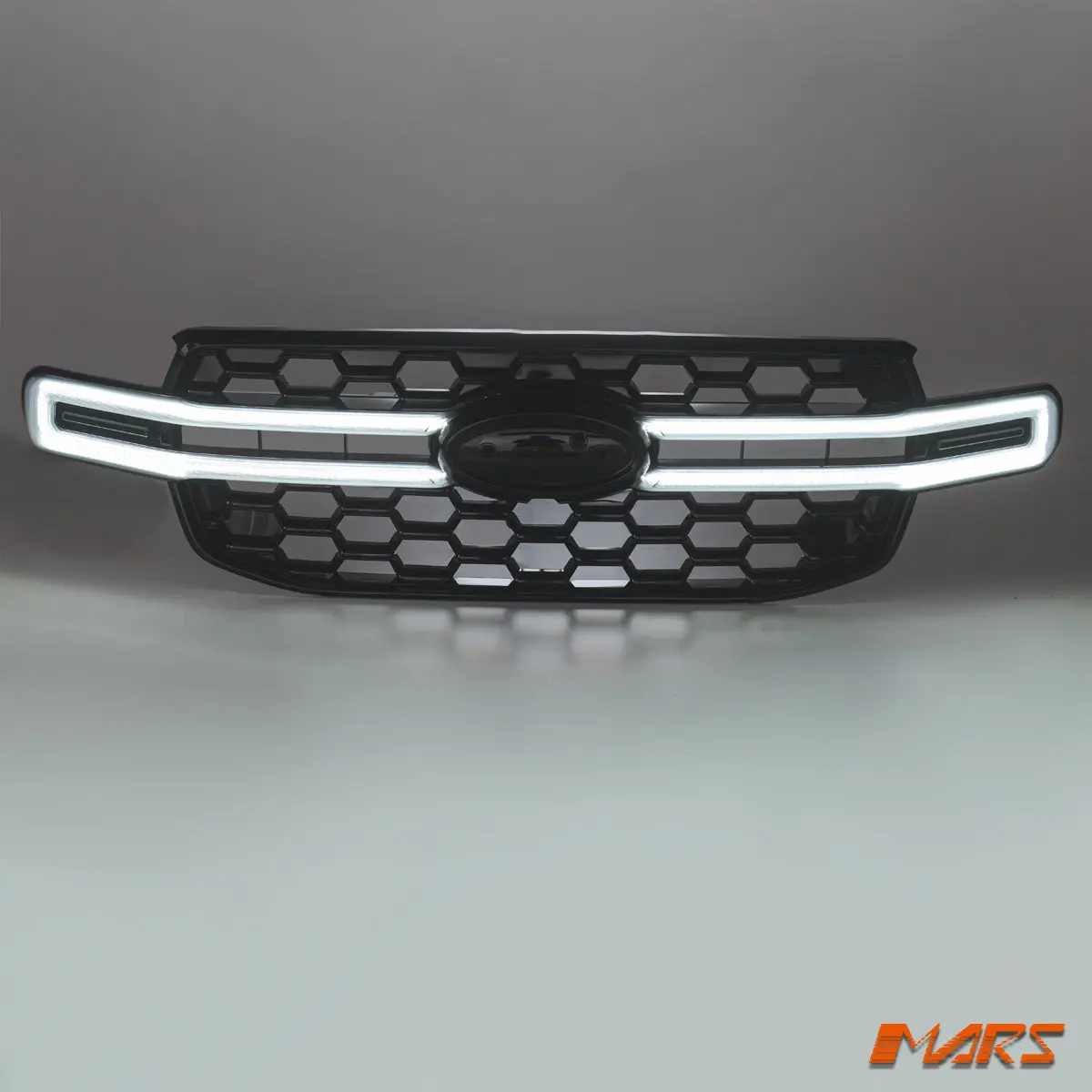 Front Bumper Bar Grill Grille Bodykit With Smoked Led Drl Lights For New Gen Ford Ranger & Everest 2022-2025 1