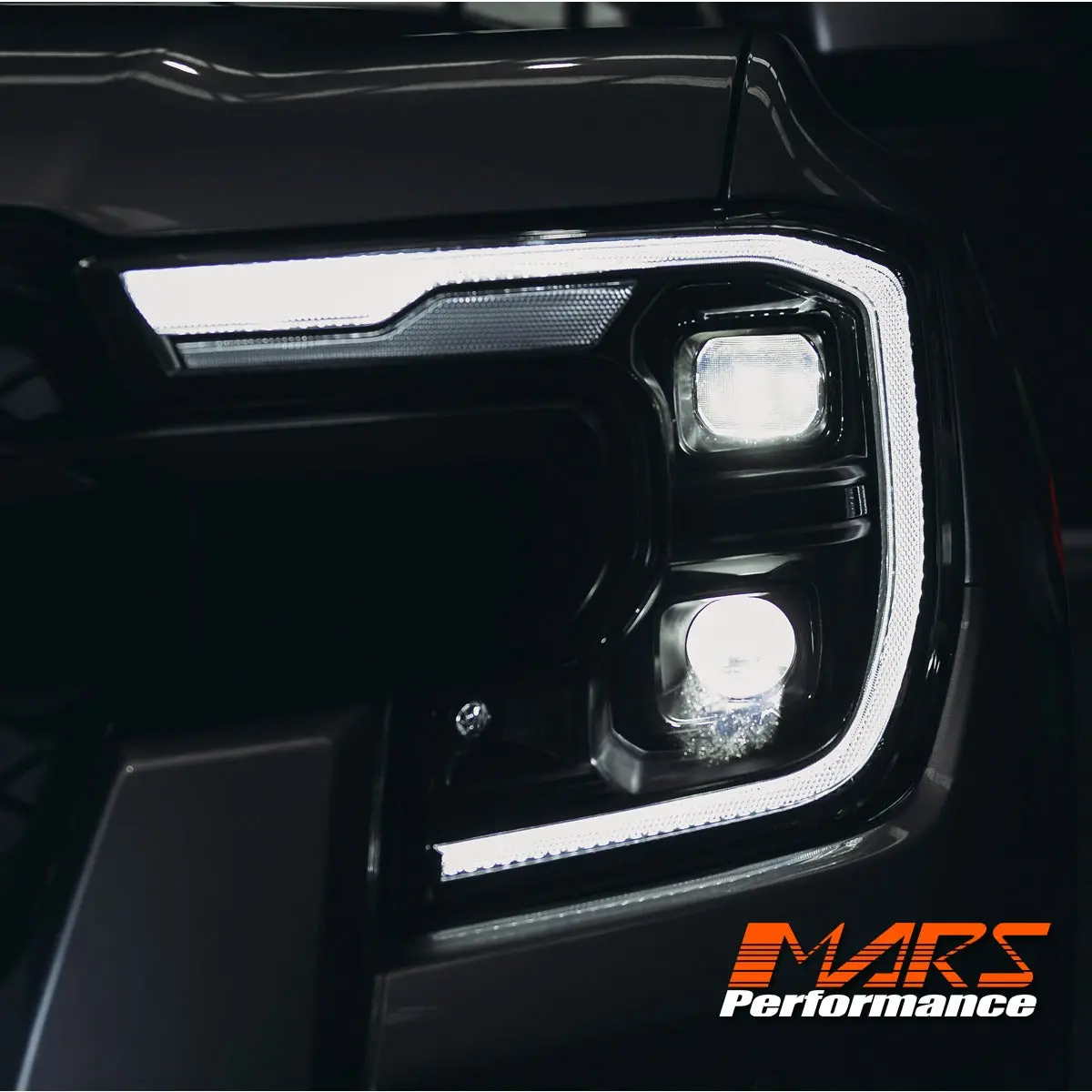 Raptor Style Full Led Upgrade Head Lights With Sequential Indicator For New Gen Ford Ranger Xl & Xls 2022+ 1
