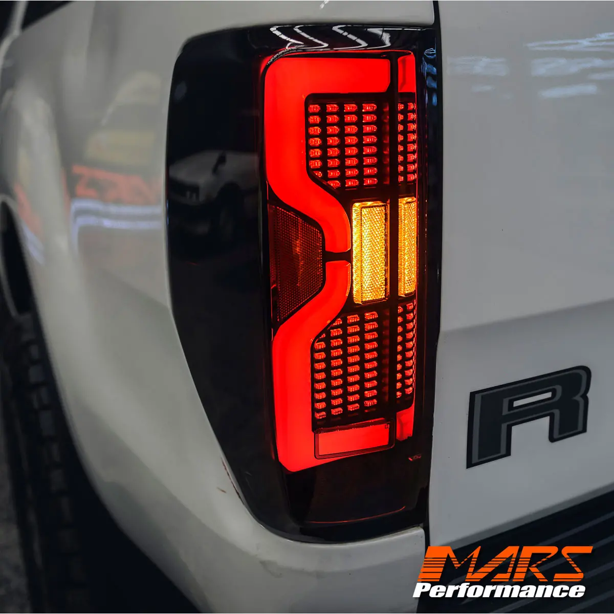 Smoked 3D Stripe Bar Full Led Tail Lights For Ford Ranger Px T6 2011-2021 Mk1 Mk2 Mk3 & Raptor 1