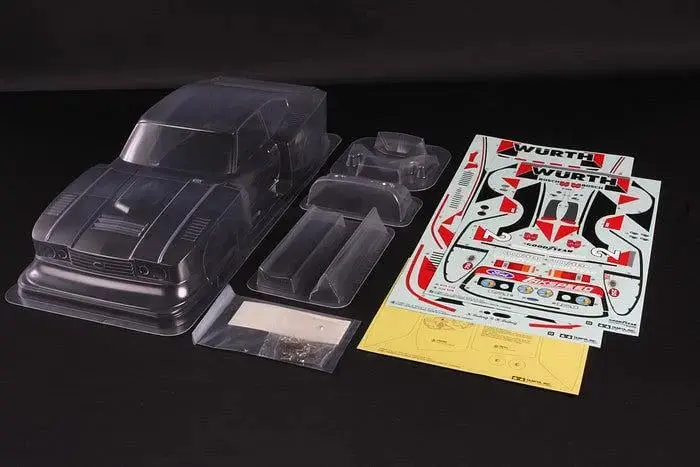 Rc Body Set Ford Zakspeed - Turbo Capri Gr.5 Wurth 1