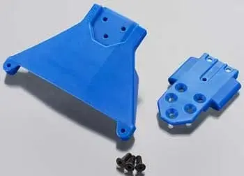 Rpm 73565 Front Bulkhead Lcg Slash 4X4 Blue 1