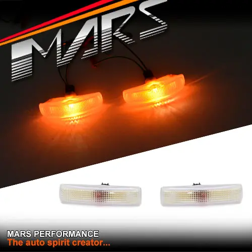 Crystal Side Fender Guard Turn Signal Indicator Marker Lights For Land Rover Range Rover Sport L320 2005-2013 1