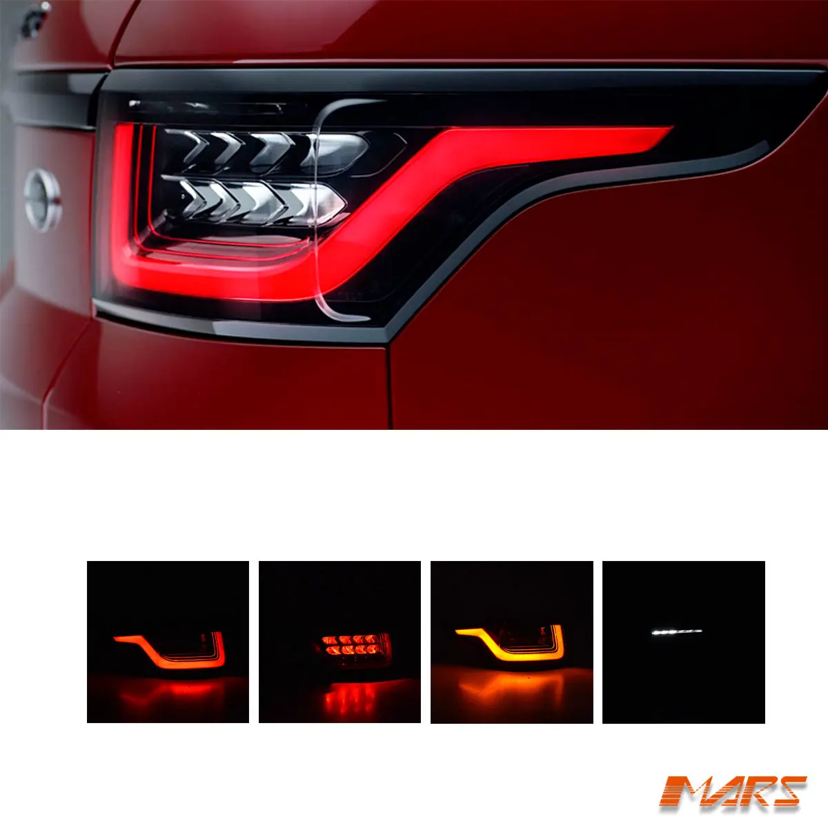 My18 Svr Style Full Led Tail Lights With Sequential Indicators For Land Rover Range Rover Sport L494 2013-2022 1