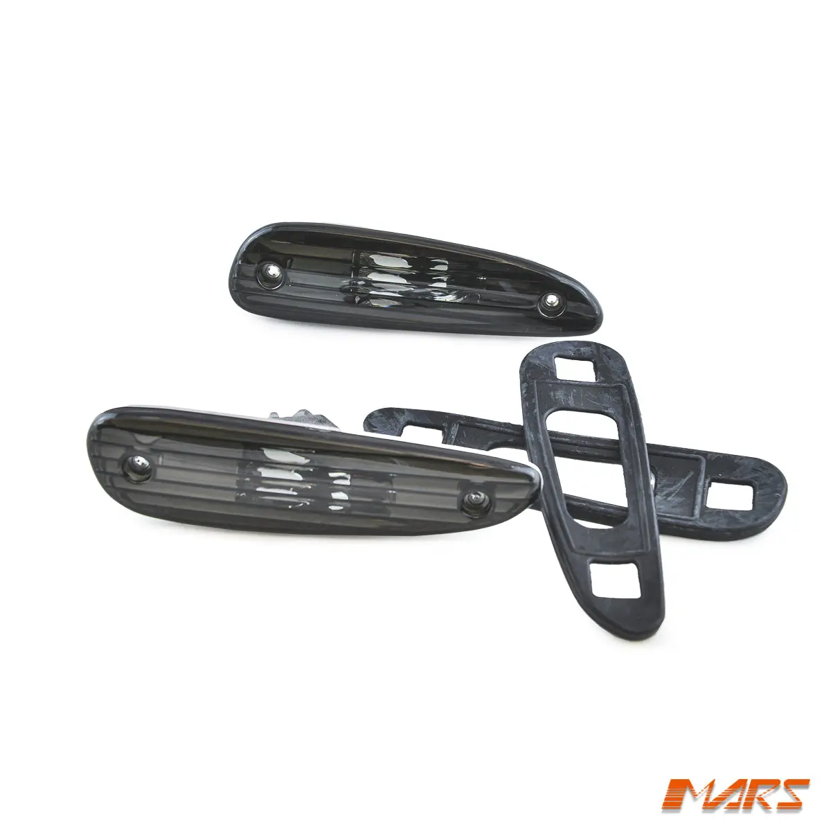 Smoked Jdm Rear Bumper Bar Rear Side Turn Signal Indicator Lights For Mazda Rx-7 1997-2002 Fd3s 1