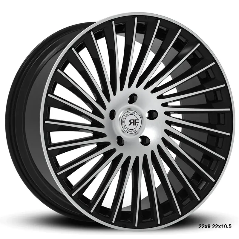 Road Force Wheels Rf23 Black Machined 1