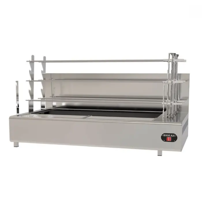 Roaster Biokan Charcoal Countertop Grill With 3 Spits 1 Axis Tlg34, 160X61x90cm 60 Kg 1