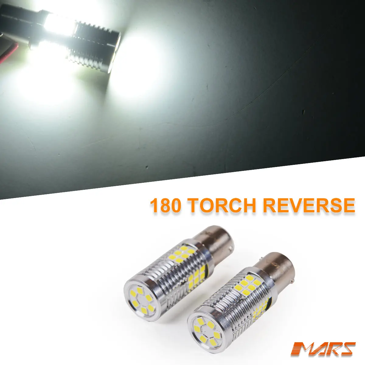 2X Mars Super Bright Smd S25 1156 Ba15s White Reverse Light Led Bulbs Et 180 1