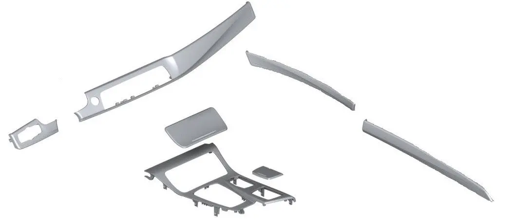 Bmw F10 5 Series Aluminum Interior Trim Kit 1