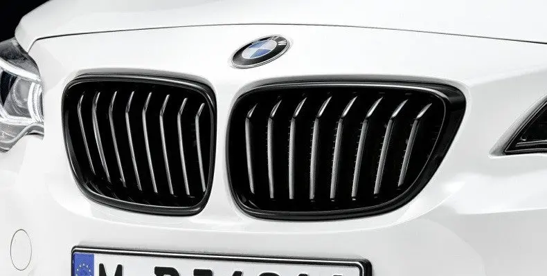 Bmw F22 2 Series M Performance Gloss Black Grilles 1