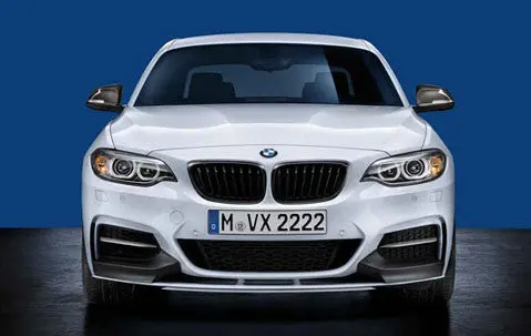Bmw M Performance Front Splitter - Matt Black 1