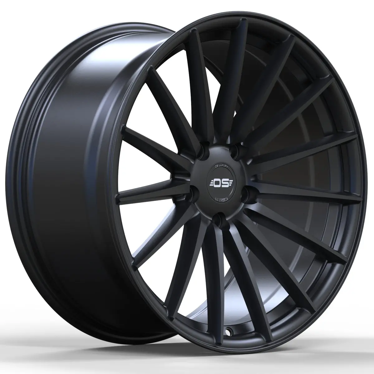 Os Wheels Si02 Matte Black 1