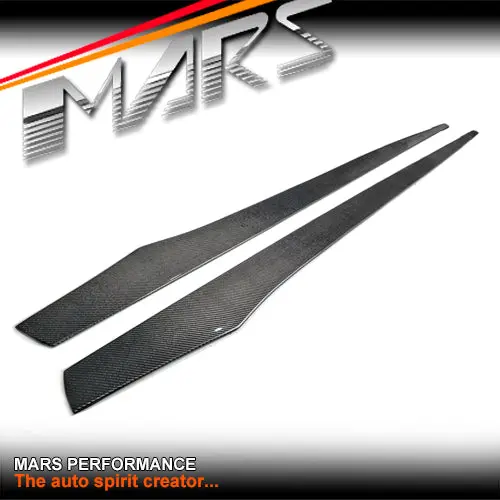 Mars 238 Cm Universal Carbon Fibre Side Skirts Under Lip Spoiler Bodykits A Type 1