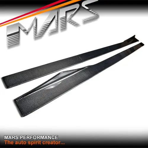 Mars 230 Cm Universal Carbon Fibre Side Skirts Under Lip Spoiler Bodykits D Type 1