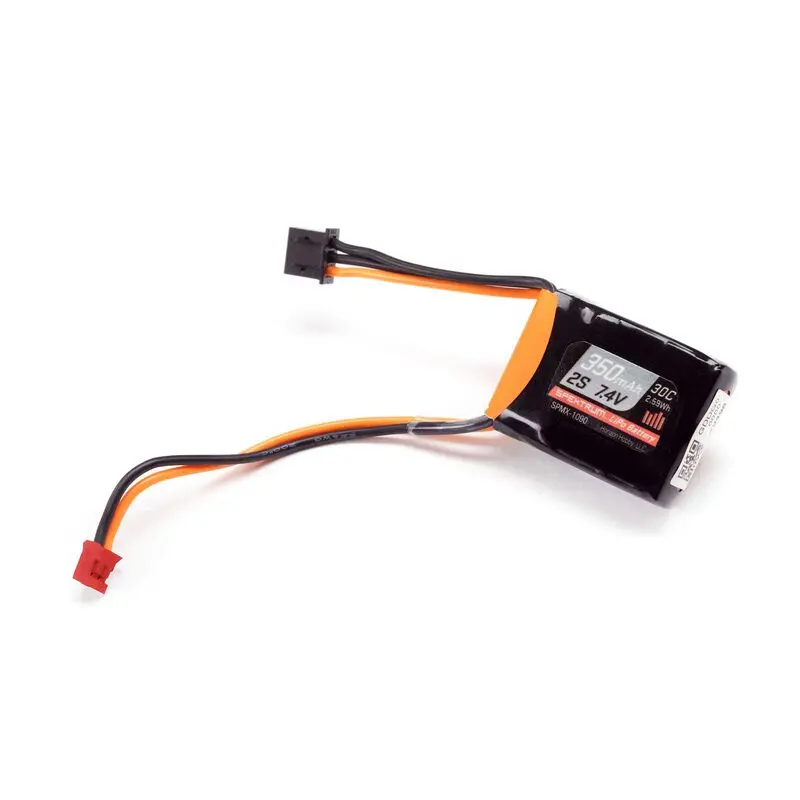 Spektrum Spmx-1090 7.4V 350Mah 2S 30C Lipo Battery: Ph2.0 (Micro B Battery) 1