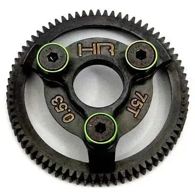 Ste875 Tg Green Steel Spur Gear 48P 75T Slash 1