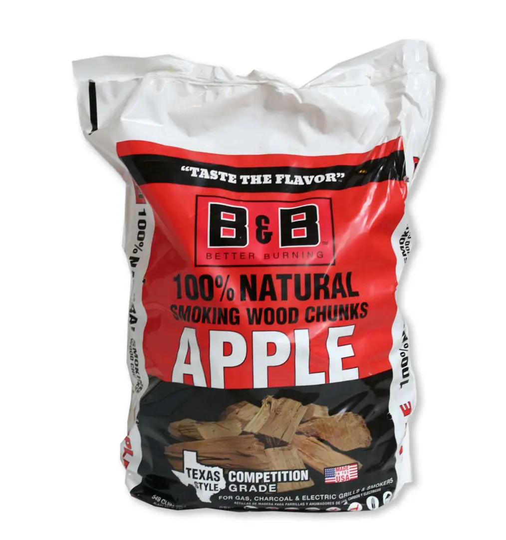 B&B Apple Smoking Wood Chunks 549 Cu. In. 4Kg 1