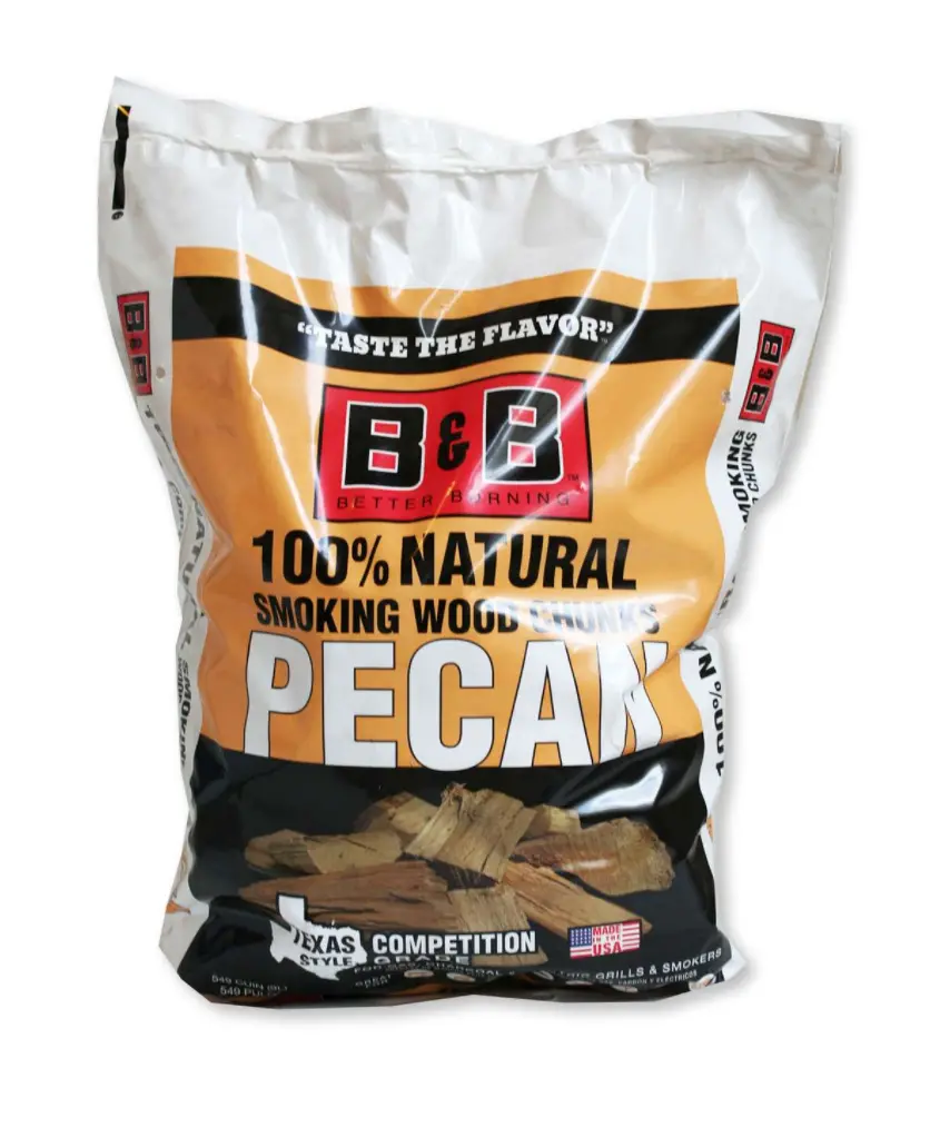 B&B Pecan Smoking Wood Chunks 549 Cu. In. 4.5Kg 1
