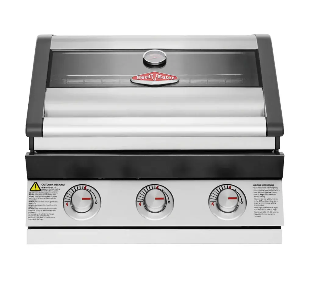 Beefeater 1600S Series - 3 Burner Bbq Bbg1630sae Including Built-Inbrackets Ba70hs 1