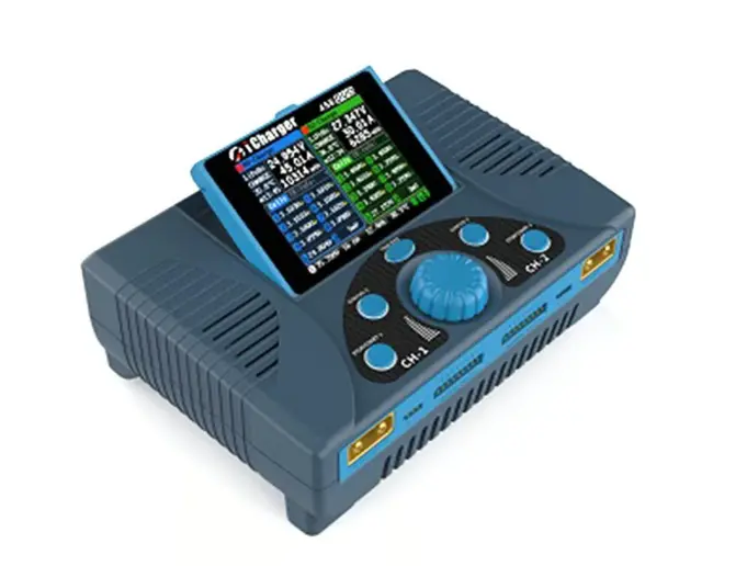 Junsi 458Duo Icharger Lilo/Lipo/Life/Nimh/Nicd Dc Battery Charger (8S/70A/2200W) 1