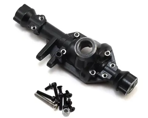 Yeah Racing Yea-Trx4-045Bk Traxxas Trx-4 Alloy Front Axle Housing (Black) (Titanium Coated) 1