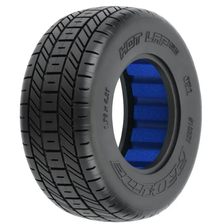 Pro Line 10231-17 1/10 Hot Lap Mc F/R 2.2"/3.0" Dirt Oval Short Course Tires (2) 1