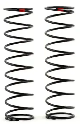 Team Associated 81237 Rc8t4 Rear V2 Shock Spring Set (Red - 4.7Lb/In) (2) 1