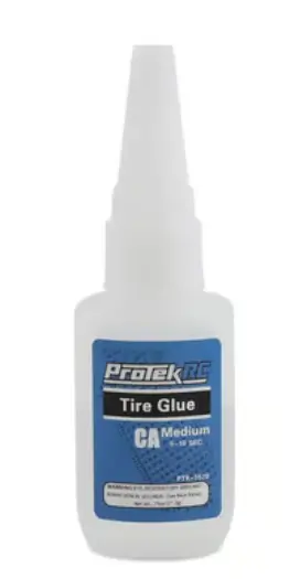 Protek 1570 Rc Ca Tire Glue W/Glue Tip (Medium) (0.75Oz) 1