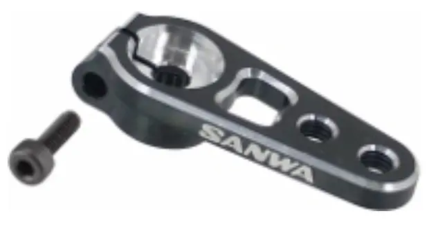 Sanwa Snw107a54261b Aluminum Servo Horn- Black 1