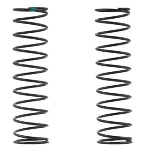 Team Associated 81236 Rc8b Rear V2 Shock Spring Set (Green - 4.0Lb/In) (2) 1