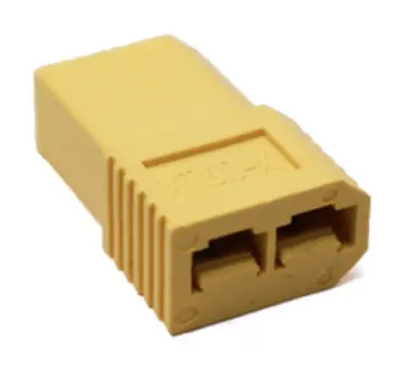 Racers Edge 1611 Battery/Esc Adapter Plug: Female Trx To Male Xt60 1